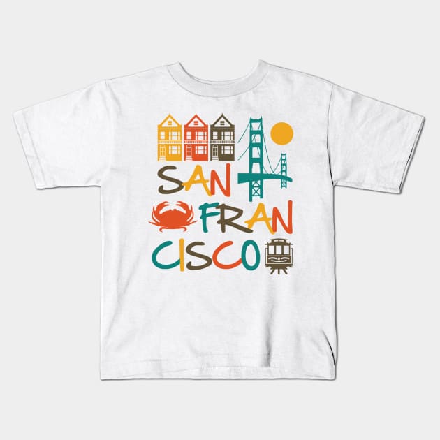 San Francisco Kids T-Shirt by DetourShirts